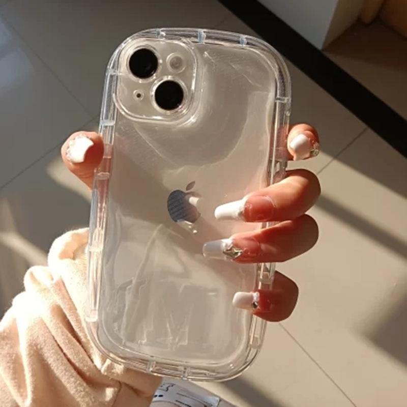 

Girly Cream Shell 13pro for IPhone14 Mobile Phone Case High-end Wave Pattern Soap Shell 11 for Apple Shell For iPhone 17PROMAX