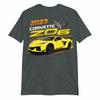 Yellow Mid Engine American Sports Car Performance Tee Unisex Graphic Tee