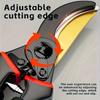 1pc Garden Pruning Shears - Handed Manual Garden Scissors, Ultra-Sharp Alloy Steel Blades, Safety Lock, Non-Slip Grip for Hedge Trimming & Gardening