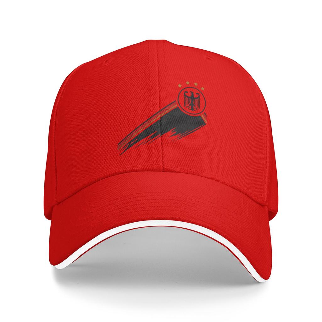 Deutschland GerUnisexy Football Player Sandwich Baseball Caps Casual  Soccer Unisex Style Adjustable Headwear Sports Gift Hat