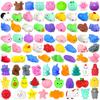 5-50Pcs Kawaii Animal Mochi Squishies Anti-Stress Squeeze Balls Stress Relief Toys Birthday Party Favors For Kids