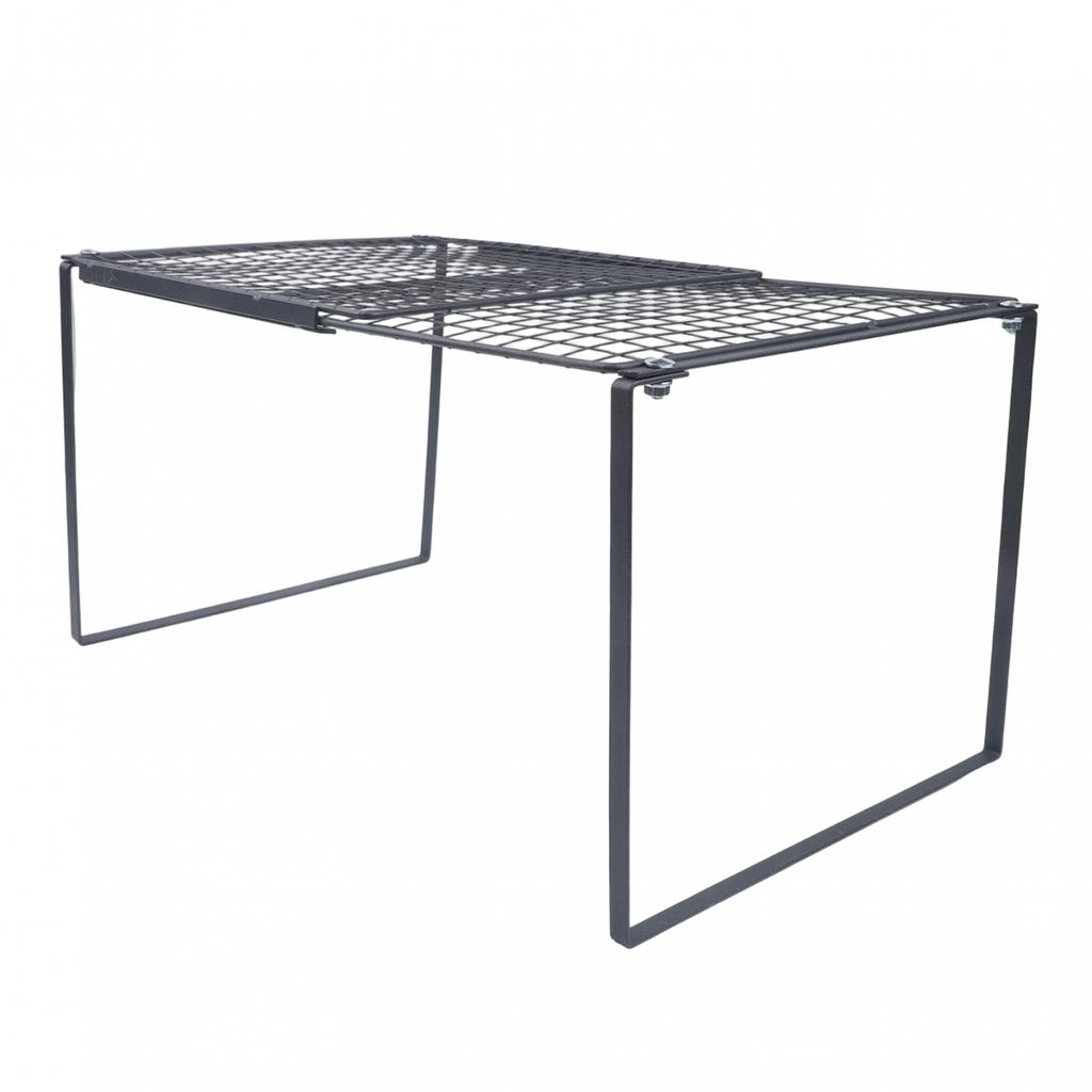 Cabinet Organizer Adjustable Shelf Stackable Rack Expandable Design