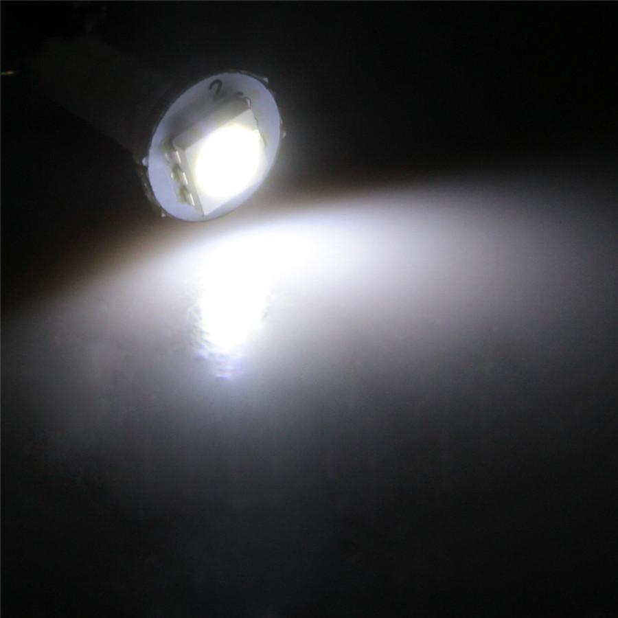 40PCS T5 & T10 Mixed Color LED Light Bulbs For Car Auto Dashboard Indicator Lamp