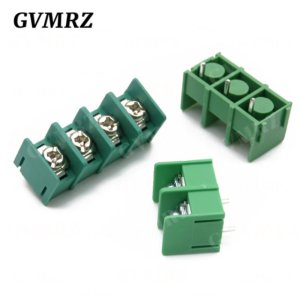 10PCS KF7.62 2P 3P 4P MG762-2 3 4 Pin Splicable Screw Terminal Block Connector Black Green 7.62mm Pitch