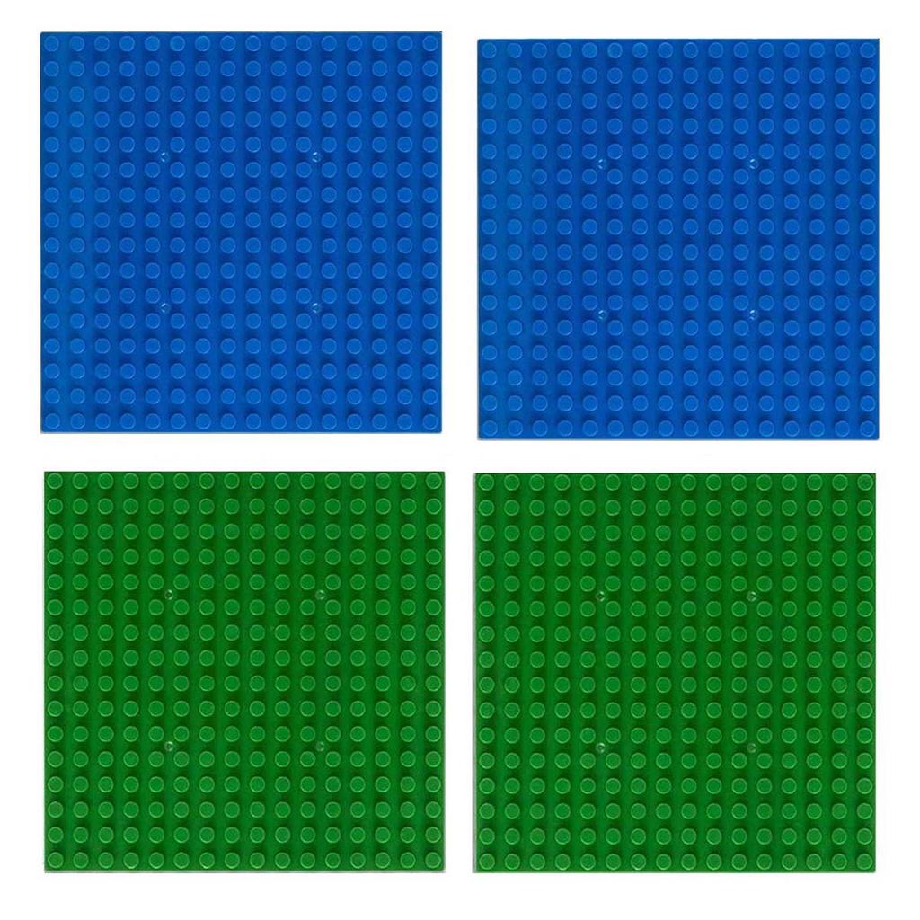16x16 Block Base Plate 4pcs Compatible with Mainstream Brands Play CHILDREN'S Creativity Toy Base Accessories