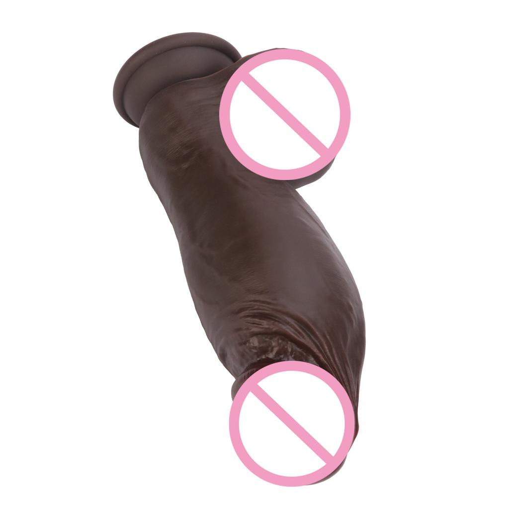 Neuer Stiel Gemustertes Fake Dildo Für Frauen Manuell Weiches Fleisch Silikon Erwachsenenprodukt