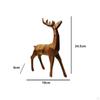 Elegant Reindeer Sculpture - Stylish Home Decor Accent