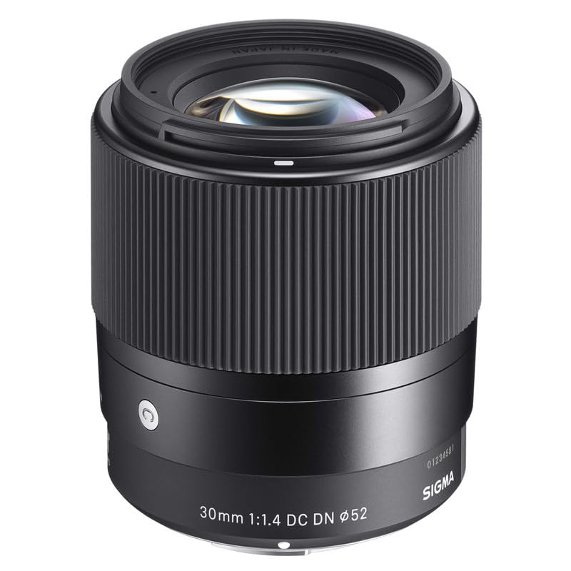 Sigma 30mm DC DN Lens for Micro Four Standard MFT Mirrorless Contemporary Style F1.4 Thirds, Cameras,