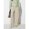 PEACEBIRD Women's High-Waist Knit Wide-Leg Pants