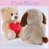 Adorabile Orsetto di Peluche a Forma di Cuore Morbido Orsacchiotto Bambola Regalo per Compleanno e San Valentino