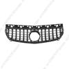 Front Bumper Grille For Mercedes A Class W176 A180 A200 A220 A250 A45 2013-2015 Car Racing Grills GT Style ABS Black/Silver
