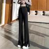 2026 Herfst/Lente Afslankende Zwangerschapsbroek met Micro-flare en Split