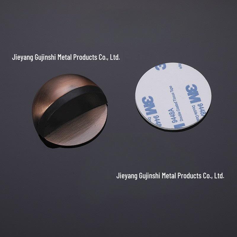 No-Punch Anti-Collision Waterproof Rubber Door Stopper for Glass Doors - Hole-Free Design, Turtle Top