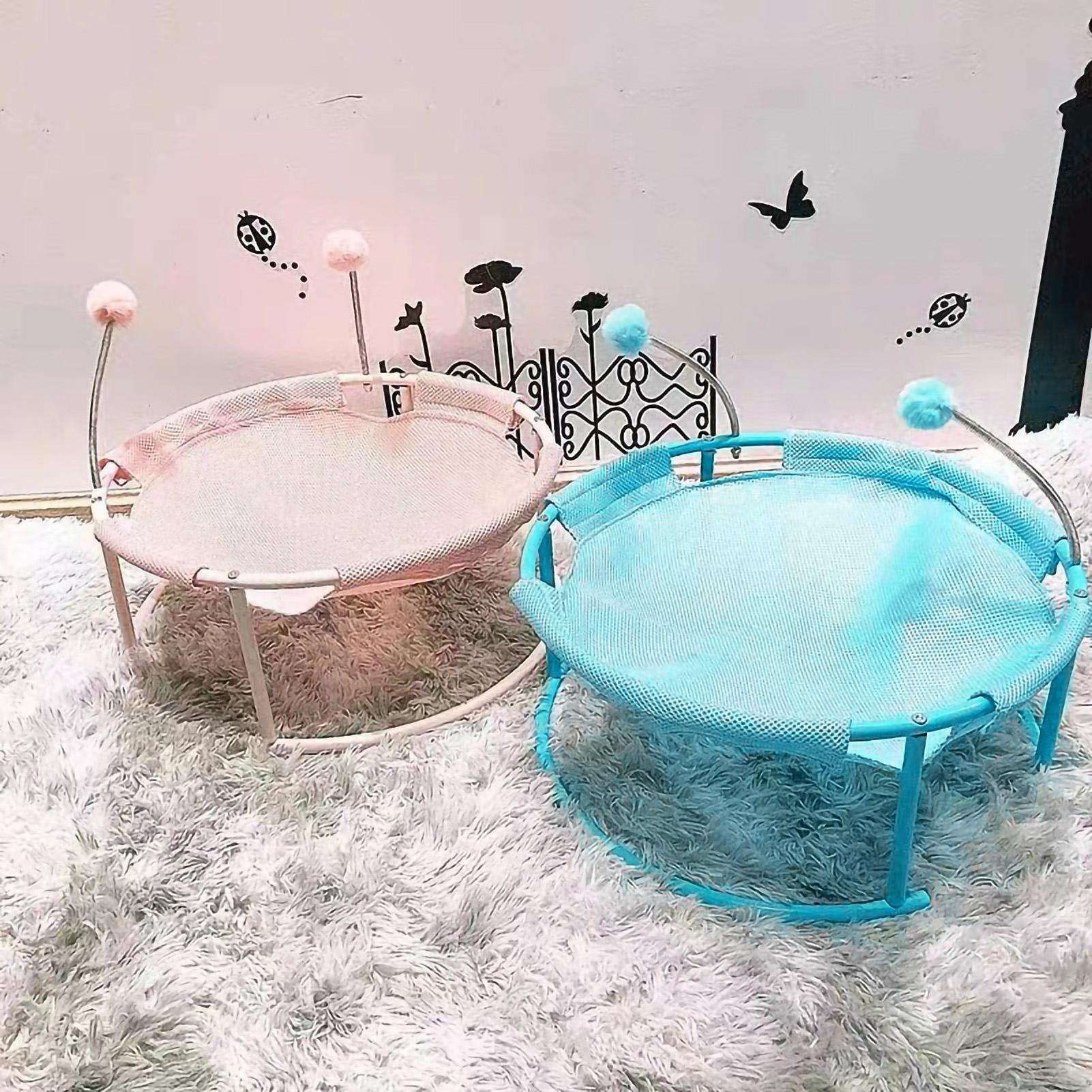 

Cat Bed Hammock Comfortable Breathable Stable Cat Sleeping Bed for Indoor and Outdoor Green Green