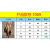European and American women's retro western irregular rope lace-up fringed deerskin velvet skirt