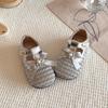 Girls Lace Bow Pearl Mary Jane Flats