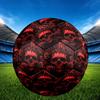 1pc Skull Roses Theme Soccer Ball Football, Size 5, Lightweight PVC, Outdoor Training Soccer Ball,Gift c6530