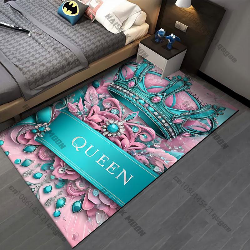 Royal elegance empowerment feminine grace carpet Yoga living room room decor children's crawling mat doormat area rug