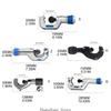 Metal Roller Tube Cutter Bearing Scissor- Pipe Cutter For Coppers Aluminum StainlessSteel Tube Plumbing Cutting 3XUF