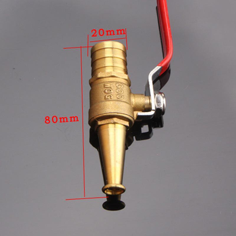 High-Pressure Fire Hose Nozzle with Copper Coupling and Reel