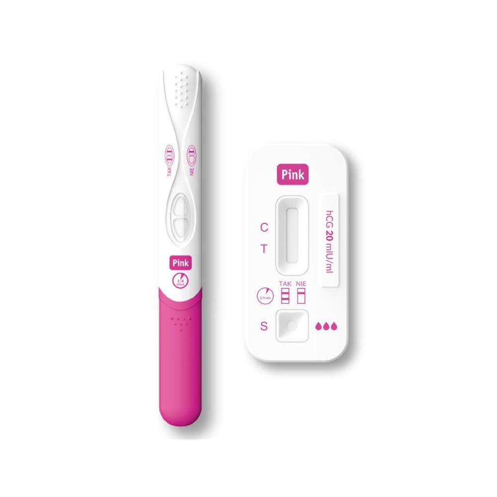 Platelet + Stream Pregnancy Test 2in1 Pink Duo 10 /U 1 pc