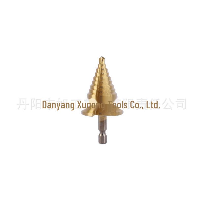 Hexagonal Pagoda Step Drill with Round Handle (5-35mm)