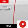 5M Car Door Edge Scratch Protector Strips Guard Trim U Type Car Door Protector Anti Collision Strips Car Decor Auto Accessories