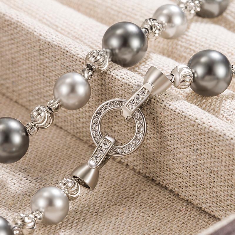 Mixed Color Pearl Necklace Female Gypsy Star Cut Flower Beads Earth Color Real Multi-Hemp Vintage Premium Geometric Full Diamond Glass Beads