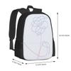 Love Yourself : Her-O Version Large Capacity School Backpack Laptop Bags Kpop Love Yourself Boys Flower Her Rap Monster