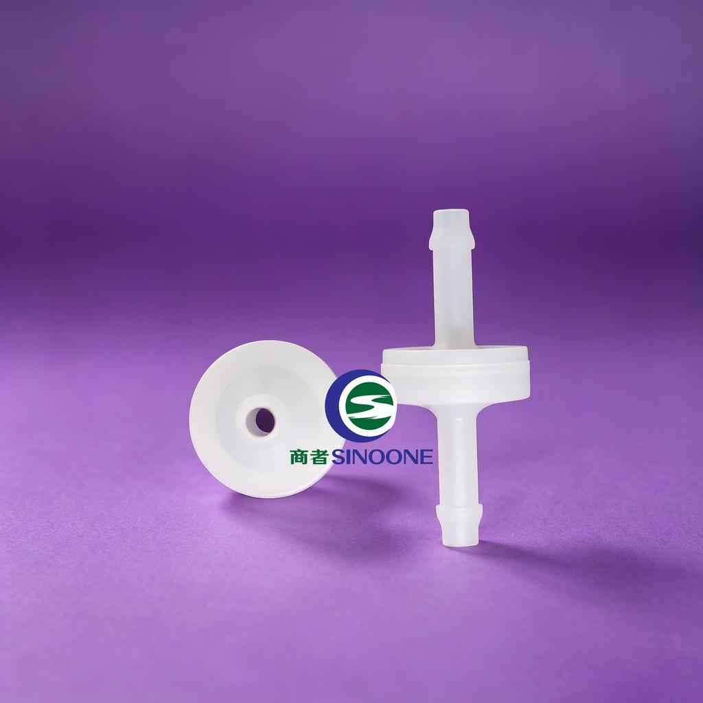 3/16 Inch PVDF Ozone Check Valve Pipeline Connection Maintenance-free Design No Frequent Maintenance or Replacement Required