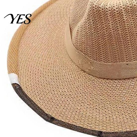 Adjustable Beekeeping Hat with Veil, Straps Wide Brim Full Mesh Visor Apiary And Veil Protection Bee for Face Neck Protection, Comfortable Fit