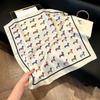Printed Small Square Scarf Geometric Shape Animal Printed Silk Scarf Satin Hijab  Scarf Accessories