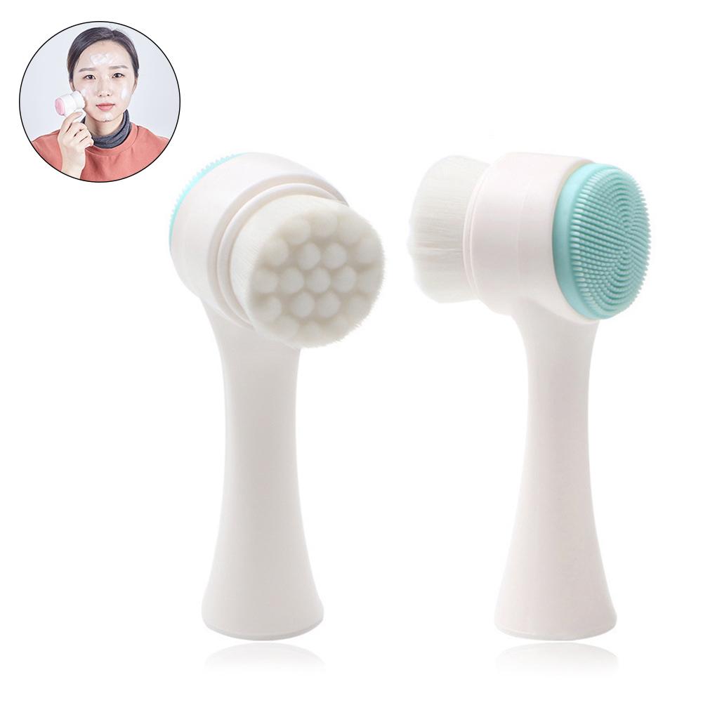 

Ручная щетка для очищения лица Отшелушивающая щетка для лица Ультрамягкая щетка для очищения лица Для лица синий