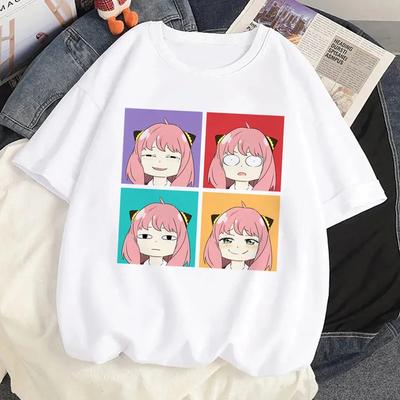 Loid Forger Yor Forger Anya Forger T-Shirt Cartoon Manga Anime Harajuku Grafik Kawaii T-Shirt für Herren Damen Shirt