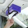 1PC Car Mounted Tissue Box, Car Mounted Sun Visor, Car Interior Supplies, Paper Drawer, Car Interior Frame Clip