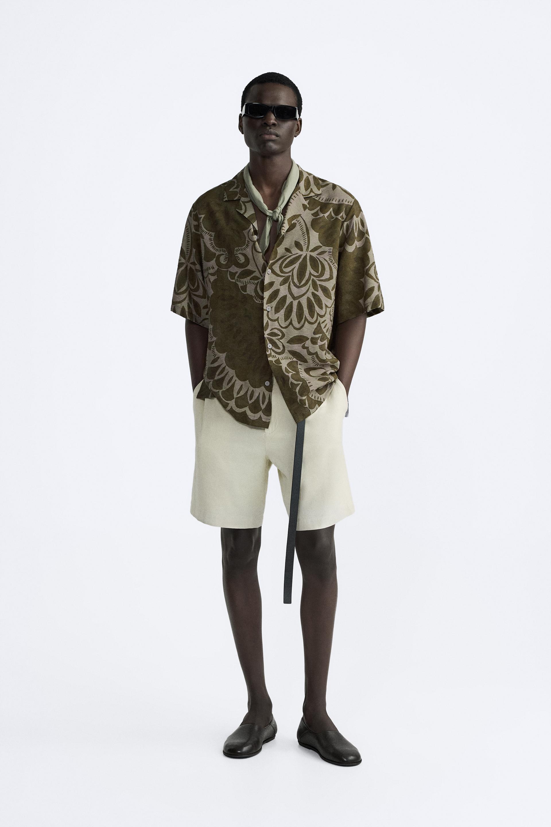 

РУБАШКА С ЦВЕТОЧНЫМ ПРИНТОМ