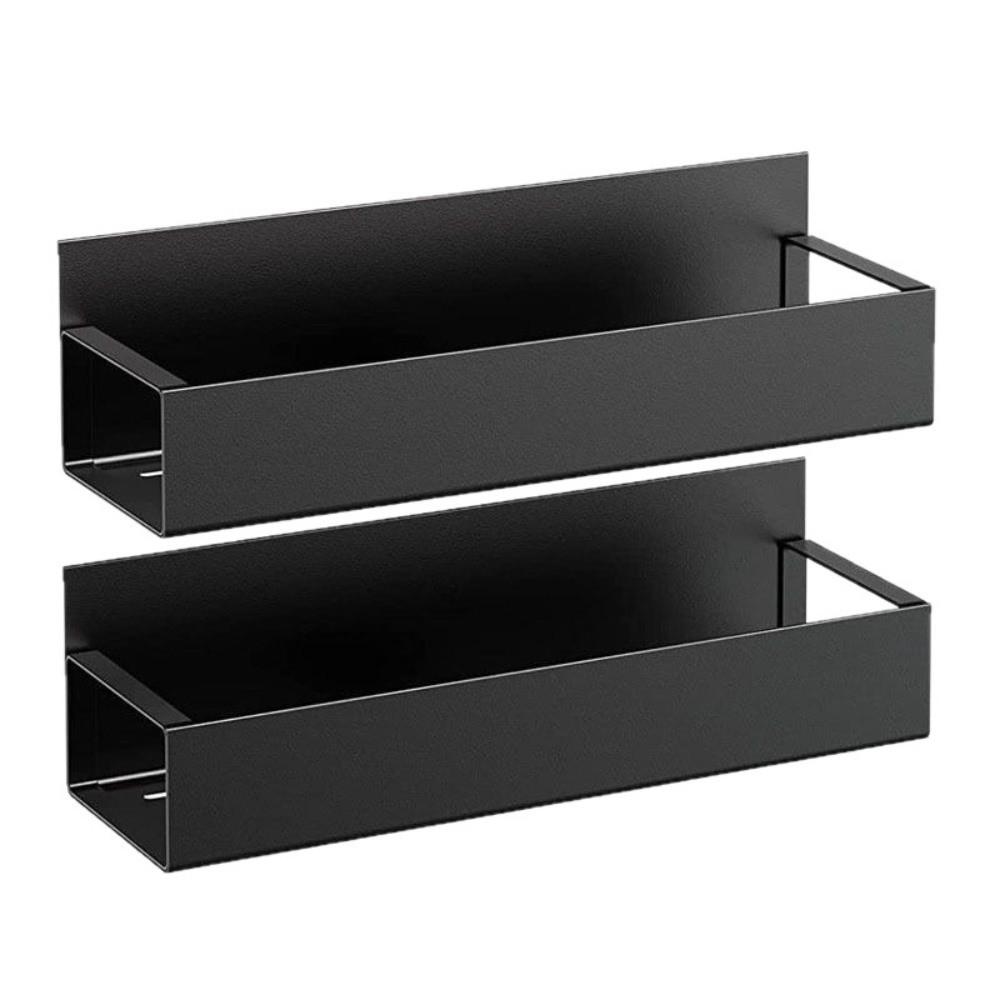 Stainless Steel Refrigerator Side Shelf No Drilling Magnetic Rack Kitchen Hanging Basket Kitchen