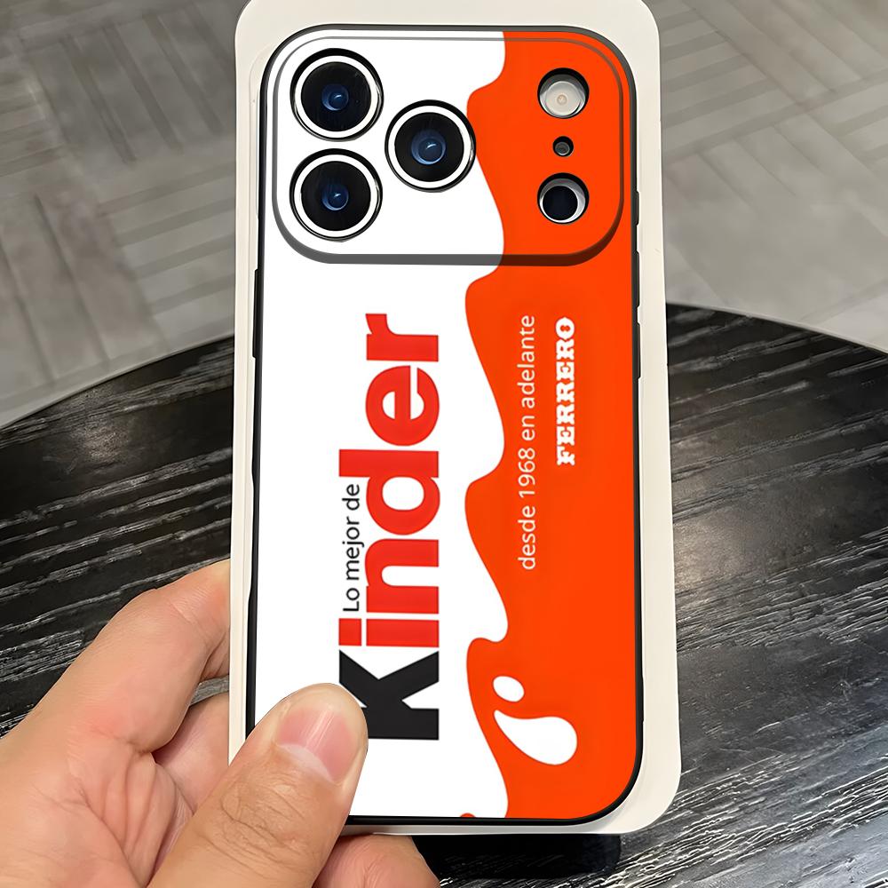 Trolly Egg K-KINDER JOY Surprise Phone Case For IPhone 17 Pro Max 16 15 14 Pro Max 13 11 X Xs Xr 8 7Plus Silicone Cover