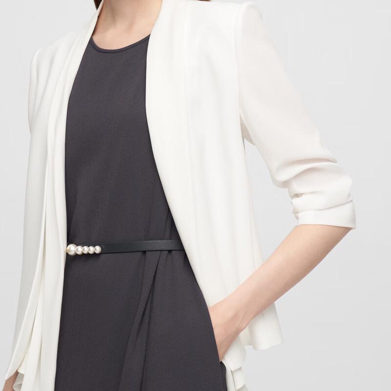 ELLASSAY Women's Collarless Blazer