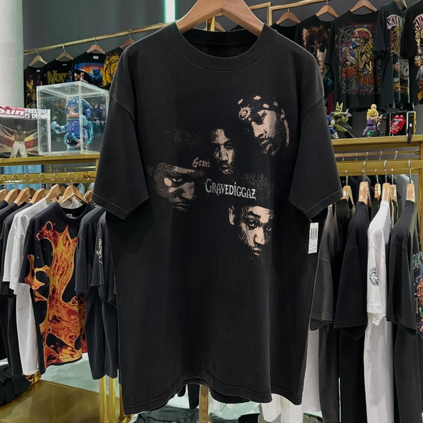 1994 Gravediggaz It Ain T Safe No More Classic T-Shirt Black S XL