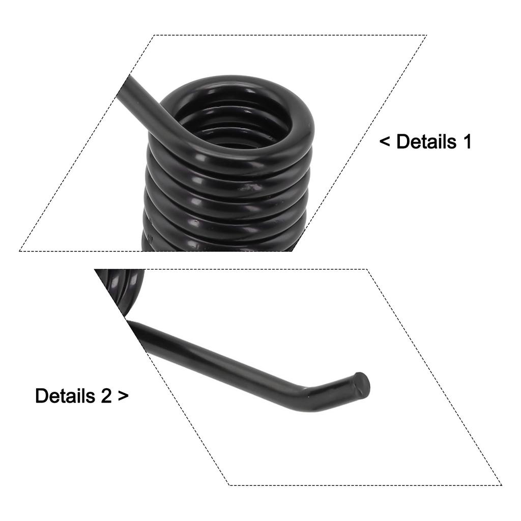 Parts Return Spring Torsion Handle Accessories Black Fits 3 Ton Floor Hydraulic 4 X 1-1/8 X 1 Inches Exquisite