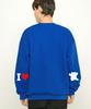 GRAVER [Unisex] Elbow I Love Bear Sweatshirt_Cobalt Blue