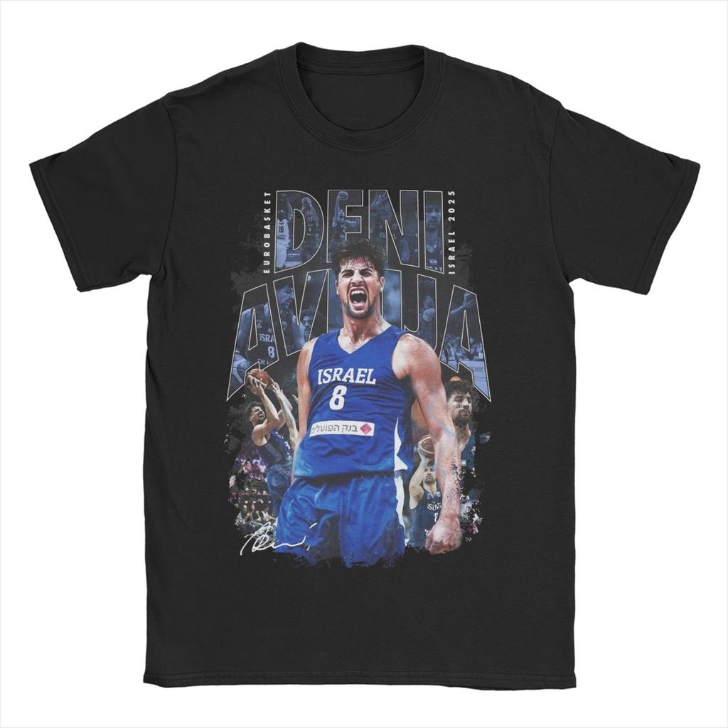 Deni Avdija Basketball Player Unisex WOMENs T Shirt  Novelty Tees Short Sleeve Crewneck TShirt 100 Cotton Gift Clothing