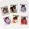 40Pcs Retro Pop Art Girl Stickers Color Block Trend Design Scrapbook Background Base Easy to Cut