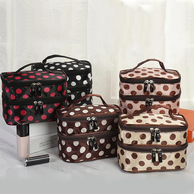 Bag Double Makeup Large Capacity Toiletries Storage Bags Tote Fashion Handbag