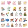 55pcs Cute Cartoon Painting Stickers Laptop Decals Water Bottle Luggage Guitar Waterproof Vinyl Skateboard Stickers