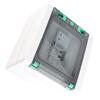 Solar PV Combiner Box Dustproof IP65 Single Output Single Input PVC Photovoltaic Combiner Box 550V