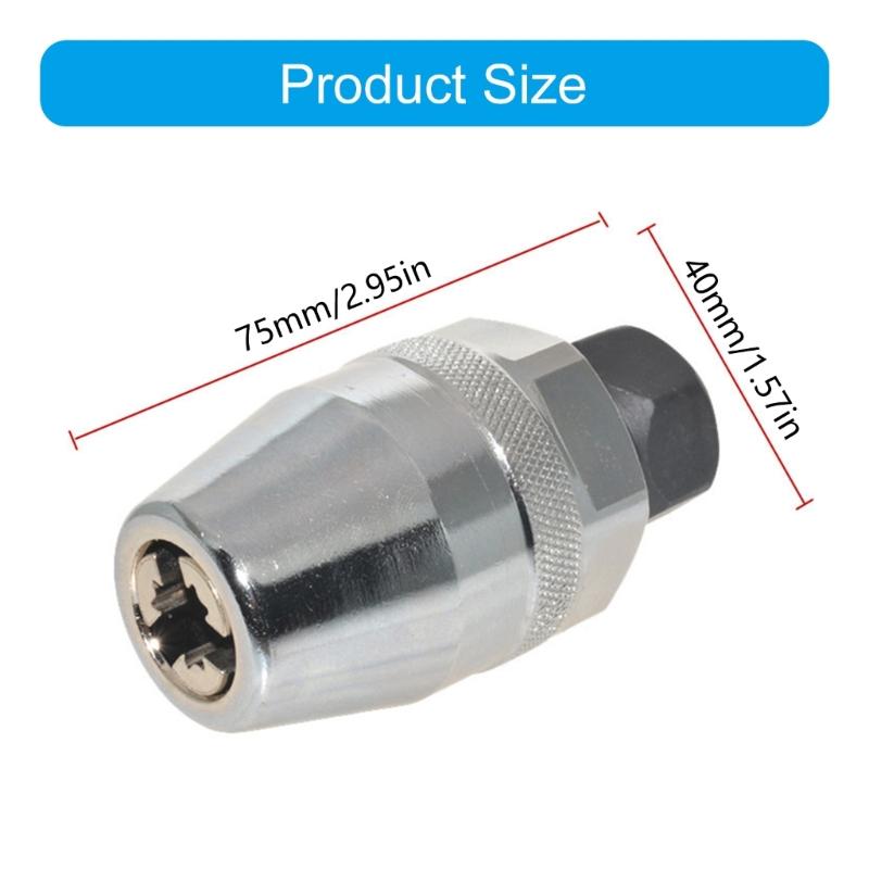 Damaged Bolt and Studs Extractor Tool 3/8inch Broken Studs Remover Bolt Extractor Rounded Studs for Broken Rounded