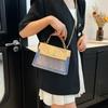 Summer new niche design sense casual translucent high texture portable shoulder messenger bag women