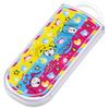 Skater Children's Lunch Box Trio Set Chopsticks Spoon Fork Kids Cutlery Antibacterial Treatment Easy to Open Sliding Type Made in Japan Takeshita Para